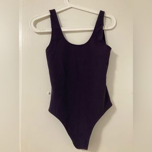 Dark Purple Wilfred Free Bodysuit